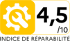 Indice de réparabilité 4,5 sur 10