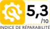 Reparationsindeks 5,3 ud af 10