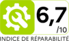 Korjattavuusindeksi 6,7 / 10
