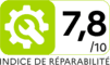 Indice de réparabilité 7,8 sur 10